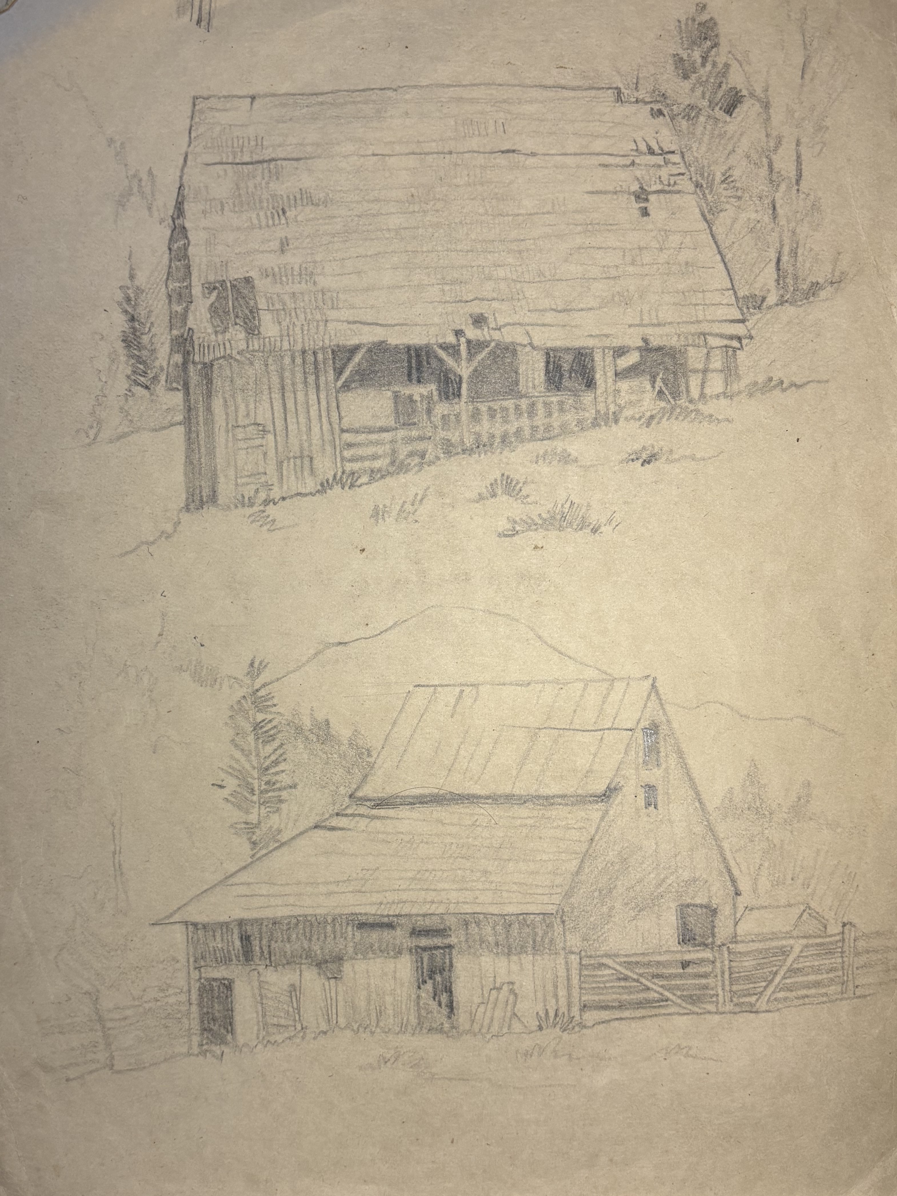 Pencil landscape IV, 1998